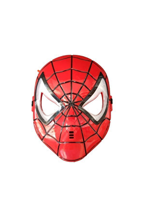 Eğitici Öğretici Çocuk Oyuncaklar Işıklı Örümcek Adam Maskesi 17x21Cm