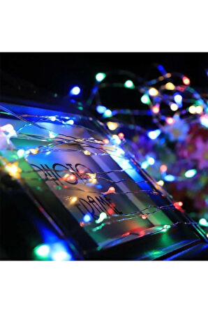 Eğitici Öğretici Çocuk Oyuncaklar Dekoratif Karışık Renkli Pilli 3 Metre Peri Led Işık Aydınlatma