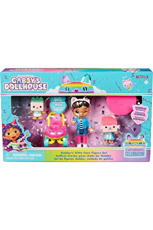 Kız Çocuk Oyuncak Erkek Çocuk Oyuncak Gabby's Dollhouse Kedi Bakımı Eğitici Oyuncaklar
