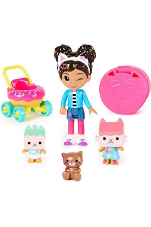 Kız Çocuk Oyuncak Erkek Çocuk Oyuncak Gabby's Dollhouse Kedi Bakımı Eğitici Oyuncaklar