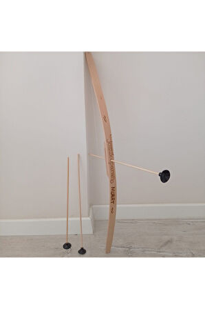 Eğitici Öğretici Çocuk Oyuncaklar Üzerine Çocuğunuzun Ismi Yazılan Tozukoporan Ok Yay Seti 70Cm Isim