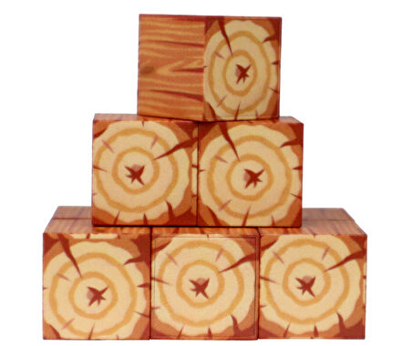 Kız Erkek Çocuk Oyuncak Megacraft 9 Parça Çiçekli Yaprak Çimen Blok Kız Erkek Çocuk Eğitici Eğitici Oyun