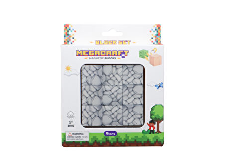 Öğretici Oyuncak Megacraft 9 Parça Yaprak Çimen Blok Kız Erkek Çocuk Eğitici