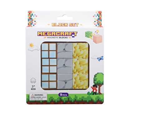 Öğretici Oyuncak Megacraft 9 Parça Sandık Ocak Fırın Kız Erkek Çocuk Eğitici