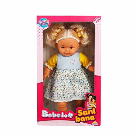 Eğlenceli Oyuncak 40052 Bebelou Sarıl Bana Et Bebek 40cm Kız Erkek Çocuk Eğiticila