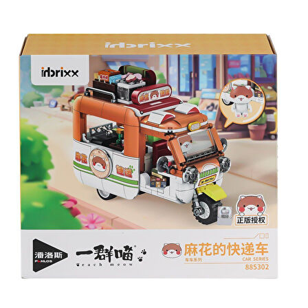 Eğlenceli Oyuncak P885301 Panlos Koni Arabası 723 Parça Blok Seti -Vagon life Kız Erkek Çocuk Eğitici