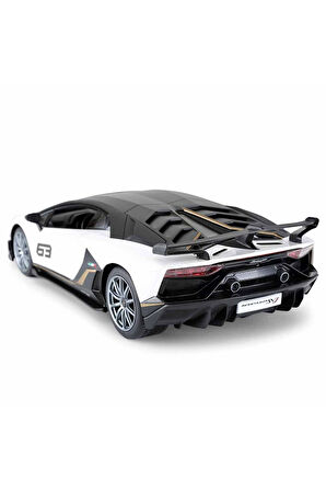 Kız Çocuk Oyuncak Erkek Çocuk Oyuncak 1:14 Uzaktan Kumandalı Lamborghini Aventador SVJ Işıklı Araba