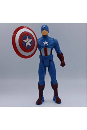 Eğitici Öğretici Çocuk Oyuncaklar Kahramanlar Hulk Captan Amerika Ironman 3 Lü Karakter Figür Oyunca