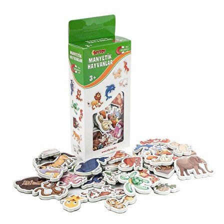 Eğlenceli Oyuncak 0219 MANYETİK HAYVANLAR Kız Erkek Çocuk Eğitici