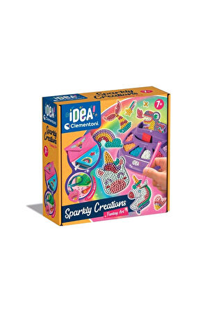 Kız Çocuk Oyuncak Erkek Çocuk Oyuncak 18746 Idea Clemetoni - Işıltılı Tasarım Seti - Fantastik Sanat