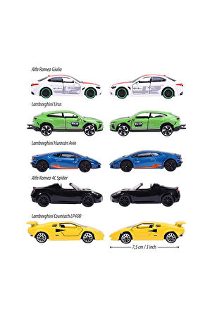 Kız Çocuk Oyuncak Erkek Çocuk Oyuncak 212053178 Majorette Dream Italy Araba 5 Parça Eğitici Oyuncakl