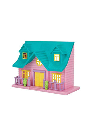 Kız Çocuk Oyuncak Erkek Çocuk Oyuncak 2080 Happy Family Villa Oyun Seti 18 Parça - 1adet Stokta Olan