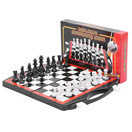 Eğlenceli Oyuncak Çantalı Satranç Seti Kız Erkek Çocuk Eğitici
