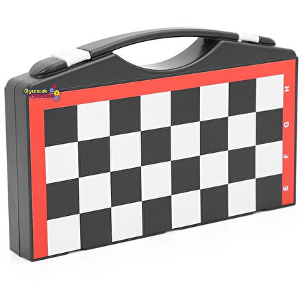 Eğlenceli Oyuncak Çantalı Satranç Seti Kız Erkek Çocuk Eğitici