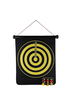 Kız Çocuk Oyuncak Erkek Çocuk Oyuncak 8017 Yaldızlı Mıknastıslı Dart 17inç Eğitici Oyuncaklar