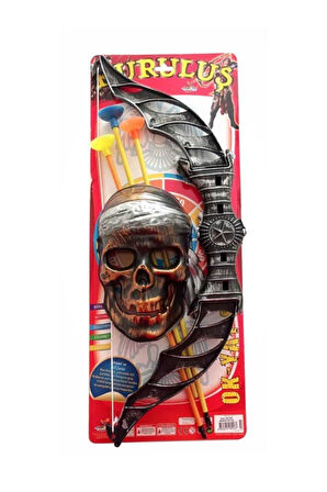 Eğitici Öğretici Çocuk Oyuncaklar Kuruluş Maske / Ok / Yay Seti