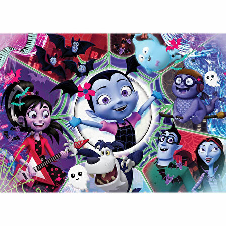 Eğlenceli Oyuncak VP714 KS Vampirina / 100 Parça Puzzle Kız Erkek Çocuk Eğitici