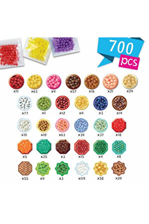 Kız Çocuk Oyuncak Erkek Çocuk Oyuncak 35090 AquaBeads Dondurma ve Tatlı Aksesuar Kiti - 700 parça +4