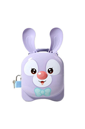 Kız Çocuk Oyuncak Erkek Çocuk Oyuncak Kilitli Metal Kulak Kumbara Eğitici Oyuncaklar