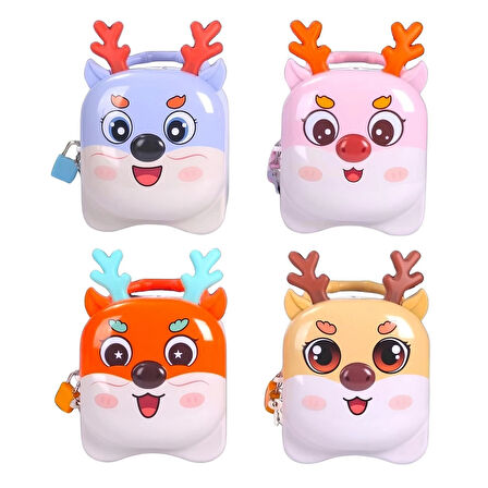 Eğlenceli Oyuncak Şifreli Metal Kare Kumbara - S-259 - 1adet Stokta Olan Gönderilir Kız Erkek Çocuk Eğitici Öğretici O