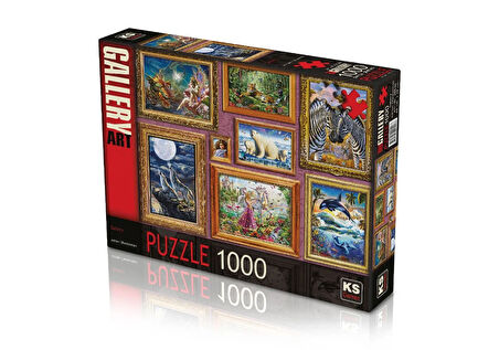 Eğitici Oyuncak KS Puzzle 1000 Parça Gallery Kız Erkek Çocuk Eğitici