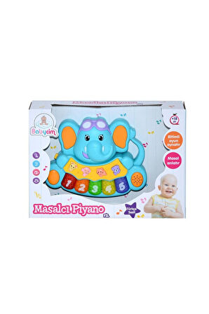 Kız Çocuk Oyuncak Erkek Çocuk Oyuncak FİL MASALCI PİYANO TÜRKÇE Eğitici Oyuncaklar