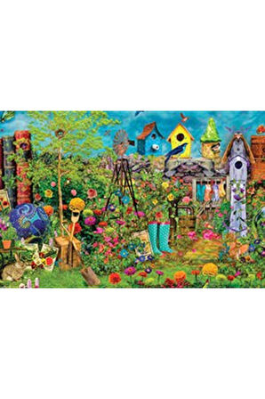 Kız Çocuk Oyuncak Erkek Çocuk Oyuncak KS Puzzle 1500 Parça Summer Garden Eğitici Oyuncaklar