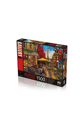 Kız Çocuk Oyuncak Erkek Çocuk Oyuncak KS Puzzle 1500 Parça Evening İn Paris Paris'te Akşam Eğitici O