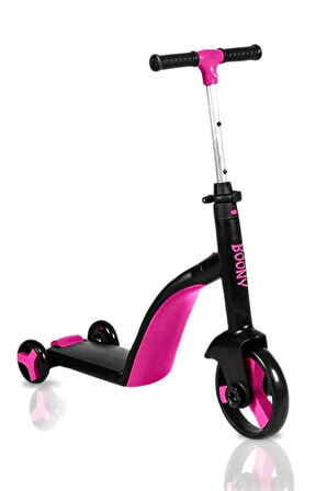 Eğlenceli Oyuncak SWİNG SCOOTER PEMBE IŞIKLI Kız Erkek Çocuk Eğitici