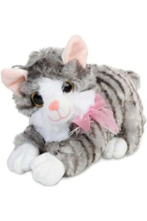 Kız Çocuk Oyuncak Erkek Çocuk Oyuncak 25cm SESLİ TEKİR HALLEY Eğitici Oyuncaklar