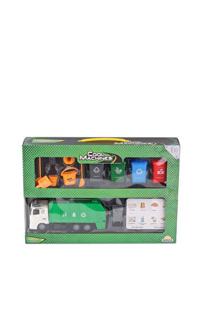 Kız Çocuk Oyuncak Erkek Çocuk Oyuncak 4514 SUN-RST-CLM-OYUN SET YEŞİL ÇÖP KAMYONU Eğitici Oyuncaklar