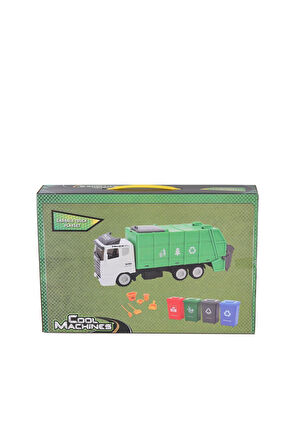 Kız Çocuk Oyuncak Erkek Çocuk Oyuncak 4514 SUN-RST-CLM-OYUN SET YEŞİL ÇÖP KAMYONU Eğitici Oyuncaklar