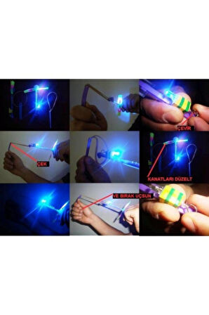 Eğitici Öğretici Çocuk Oyuncaklar Led Işıklı Sapan 2Adet