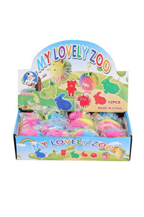 Kız Çocuk Oyuncak Erkek Çocuk Oyuncak 2003-3 Işıklı Elastik Top Eğitici Oyuncaklar