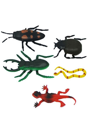 Kız Çocuk Oyuncak Erkek Çocuk Oyuncak Sürüngenler ve Böcekler Poşetli Eğitici Oyuncaklar