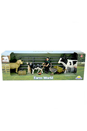 Öğretici Eğitici Oyuncaklar Farm World Çiftlik Hayvanları Oyun Seti Kız Erkek Çocuk Oyuncak