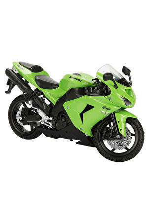 Kız Çocuk Oyuncak Erkek Çocuk Oyuncak 42447 SUN-Kawasakı ZX-10R 2006 Yeşil 1:12 Eğitici Oyuncaklar