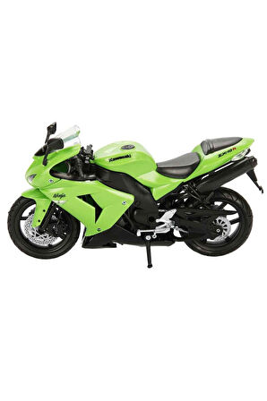 Kız Çocuk Oyuncak Erkek Çocuk Oyuncak 42447 SUN-Kawasakı ZX-10R 2006 Yeşil 1:12 Eğitici Oyuncaklar