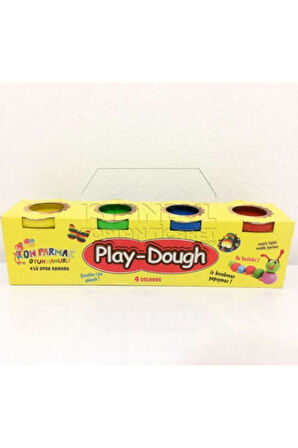 Eğitici Öğretici Çocuk Oyuncaklar Oyun Hamuru 4'lü (Subazlı Ve Zararsız)