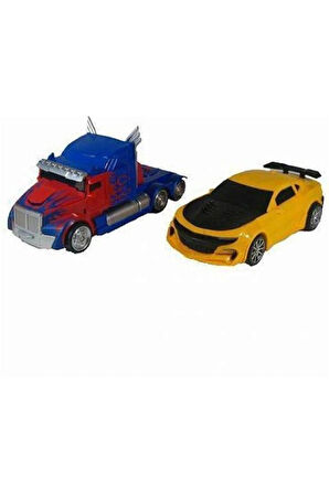 Eğitici Öğretici Çocuk Oyuncaklar Transformers Bumblebee Tır Optımus Prıme Ve Bumblebee