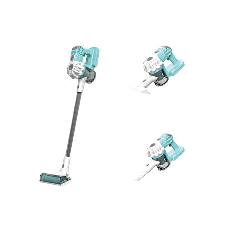 Eğlenceli Oyuncak LS8803C Dikey Elektrik Süpürgesi Pembe Kız Erkek Çocuk Eğiticila