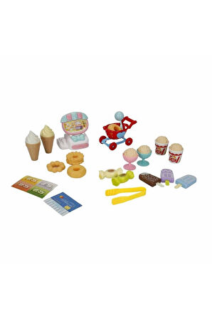 Kız Çocuk Oyuncak Erkek Çocuk Oyuncak S00002570 MARKET SET HAMBURGER/DONDURMA/TATLI -SUN Eğitici Oyu