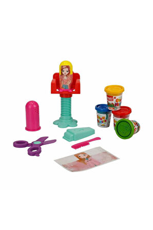 Kız Çocuk Oyuncak Erkek Çocuk Oyuncak OYUN HAMUR SET ORT SİHİRLİ SALON 4X50GR Eğitici Oyuncaklar