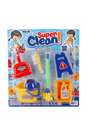 Kız Çocuk Oyuncak Erkek Çocuk Oyuncak NZM-236 Temizlik Seti -Nizam Plastik Eğitici Oyuncaklar