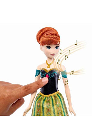 Öğretici Eğitici Oyuncaklar Karlar Ülkesi Şarkı Söyleyen Anna 29cm Kız Erkek Çocuk Oyuncak