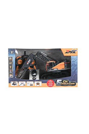 Kız Çocuk Oyuncak Erkek Çocuk Oyuncak 5086 SUN-İş Makinesi Paletli Vinç 1:24 Buldozer Eğitici Oyunca