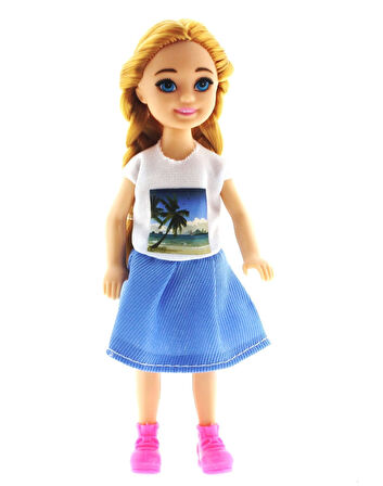 Öğretici Oyuncak Baonier Kumsal Tshirt 14cm Sarışın Tekli Kız Bebek Kız Erkek Çocuk Eğitici Eğiti