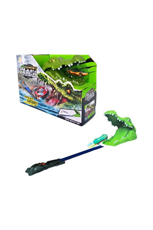 Kız Çocuk Oyuncak Erkek Çocuk Oyuncak TİMSAH AĞIZ FIRLATMALI ARABA SETİ Eğitici Oyuncaklar