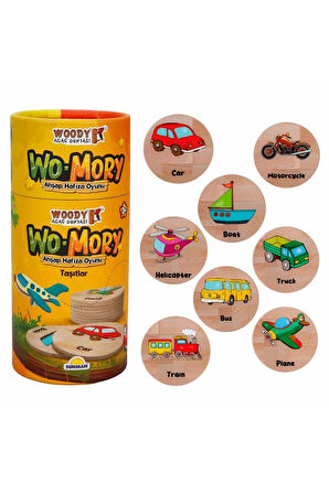 Kız Çocuk Oyuncak Erkek Çocuk Oyuncak Woody Wo-Mory Ahşap Hafıza Oyunu Eğitici Oyuncaklar