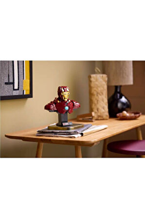 Kız Çocuk Oyuncak Erkek Çocuk Oyuncak 76327 Iron Man MK4 Büstü 436 parça +18 yaş Eğitici Oyuncaklar